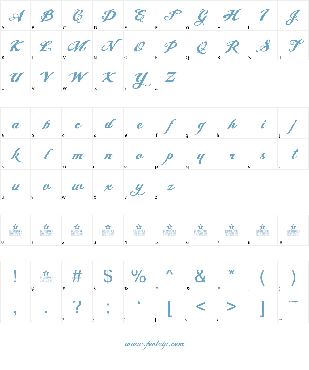 Angel Tears Neue Personal Us Font Character